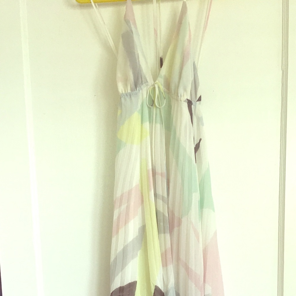 Alice and Olivia Gorgeous on! Maxi dress in pastel graphics
